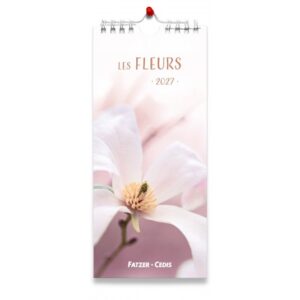 Calendrier "Fleurs" avec versets bibliques 2027