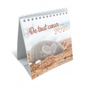 Calendrier "De tout coeur" Petit Format 2027